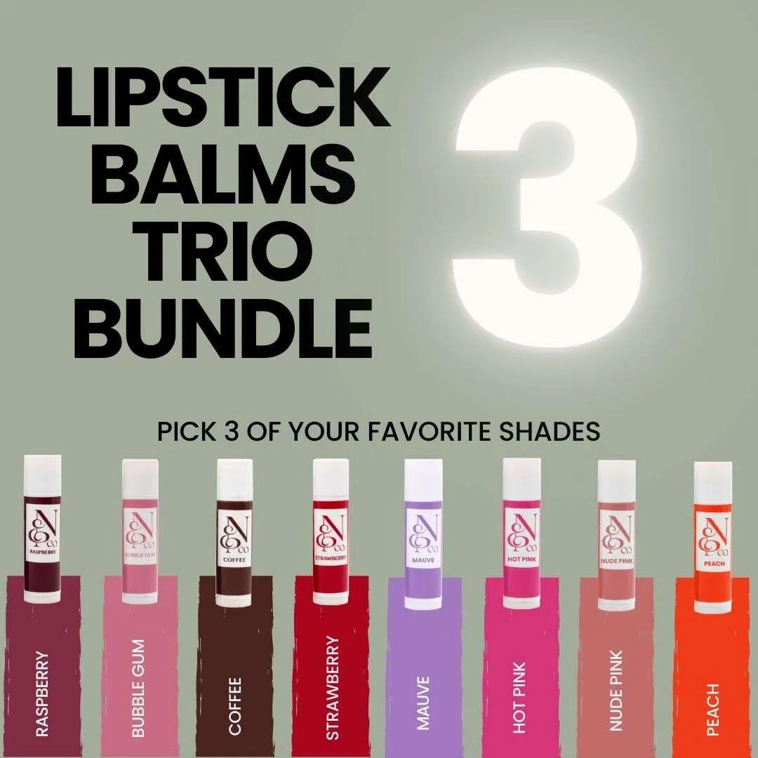 Lipstick Balms - Trio Bundle.